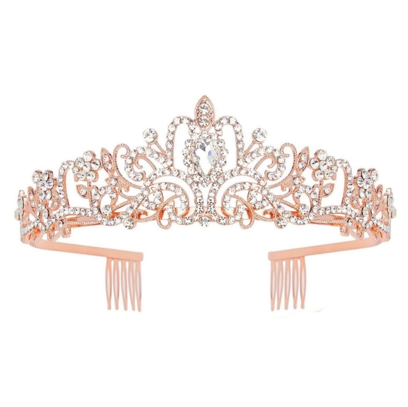 Accessories - Women's Crystal Crown Tiara